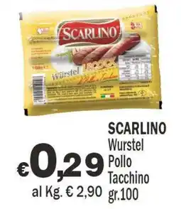 Primo Prezzo Scarlinowurstel pollo tacchino offerta