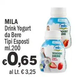 Primo Prezzo Mila Drink Yogurt da Bere offerta
