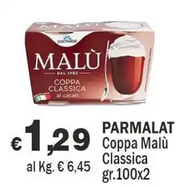 Primo Prezzo Parmalat Coppa Malù Classica offerta