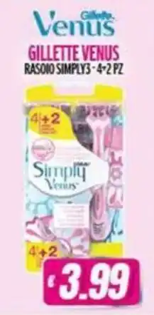 Vitulano Drugstore Gillette Venus rasoi simply offerta
