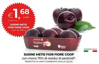 Susine Metis Fior Fiore Coop