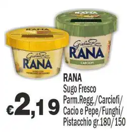 Primo Prezzo Rana Sugo Fresco offerta