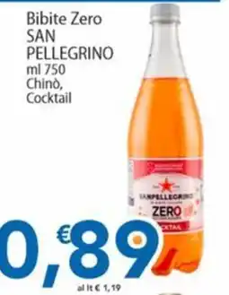 Sidis Bibite Zero San Pellegrino offerta