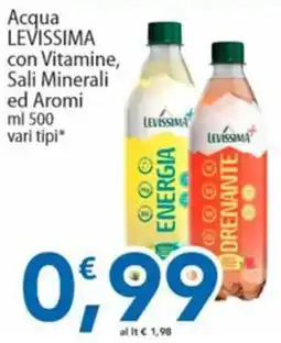 Sidis Acqua Levissima offerta