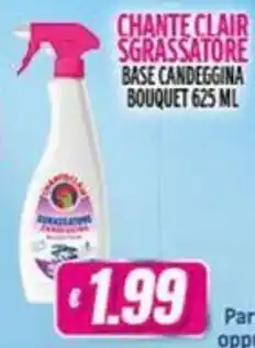 Vitulano Drugstore Chante Clair sgrassatore base candeggina bouquet offerta