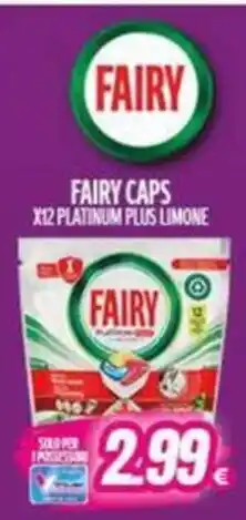Vitulano Drugstore Fairy caps platinum plus limone offerta