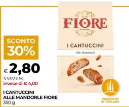 In Coop I cantuccini alle mandorle Fiore offerta