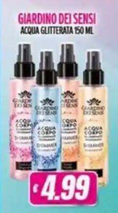 Vitulano Drugstore Giardino dei sensi acqua glitterata offerta