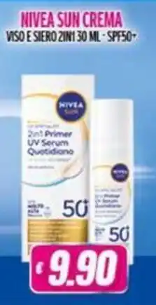 Vitulano Drugstore Nivea sun crema viso e siero 2in1 offerta