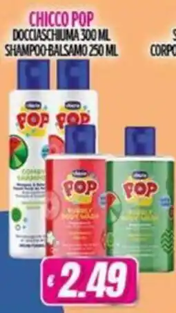 Vitulano Drugstore Chicco Pop doccia schiuma shampoo balsamo offerta