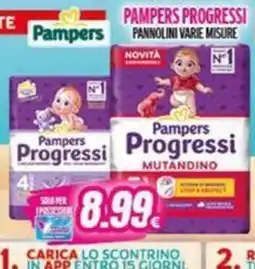 Vitulano Drugstore Pampers Progressi Mutandino offerta