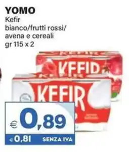Boningros Cash and Carry Yomo kefir bianco/frutti rossi/ avena e cereali offerta