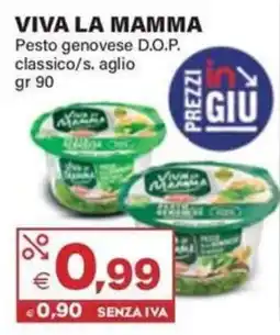 Boningros Cash and Carry Viva la Mamma Pesto genovese D.O.P. classico/s. aglio offerta