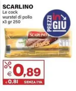 Boningros Cash and Carry Scarlino le cock wurstel di pollo offerta
