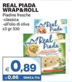 Boningros Cash and Carry Real Piada Wrap & Roll offerta
