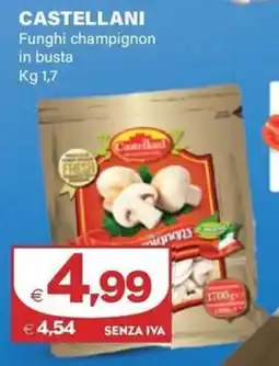 Boningros Cash and Carry Castellani Funghi champignon in busta offerta