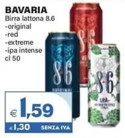 Boningros Cash and Carry Bavaria Birra lattona 8.6 offerta