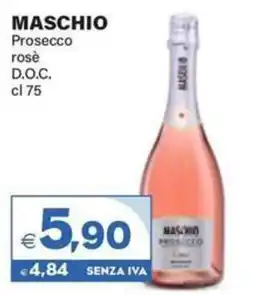 Boningros Cash and Carry Maschio Prosecco rosè D.O.C. offerta