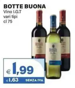 Boningros Cash and Carry Botte Buona Vino I.G.T offerta