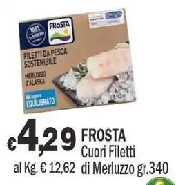 Primo Prezzo Frosta Cuori Filetti di Merluzzo offerta