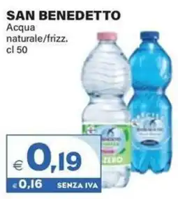 Boningros Cash and Carry San Benedetto Acqua naturale/frizz. offerta