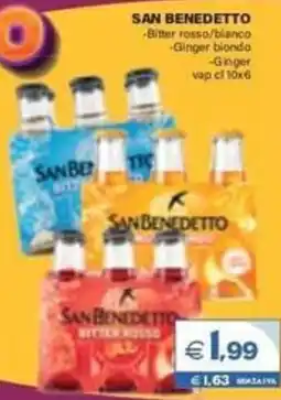 Boningros Cash and Carry San Benedetto Bitter rosso/bianco/ Ginger blonde/ Ginger offerta