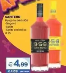 Boningros Cash and Carry Santero ready to drink 958 offerta