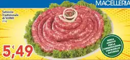 Sidis Salsiccia Tradizionale di Suino offerta