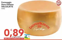 Sidis Formaggio Duro Italiano Valcolatte offerta