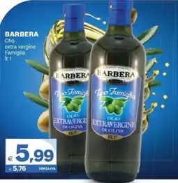 Boningros Cash and Carry Barbera olio extra vergine famiglia offerta