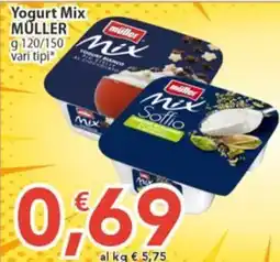 Sidis Yogurt Mix Müller offerta