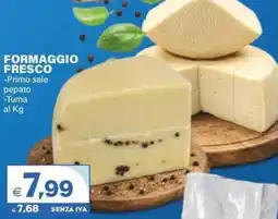 Boningros Cash and Carry Formaggio fresco primo sale pepato/tuma offerta