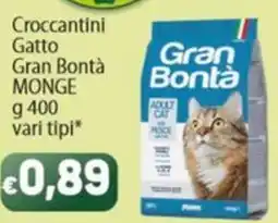 Sidis Crocchettini Gatto Gran Bontà offerta
