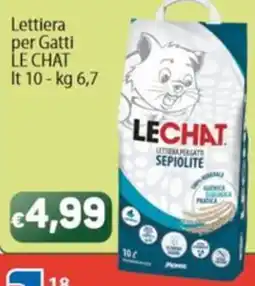 Sidis Lettiera per Gatti Le Chat offerta