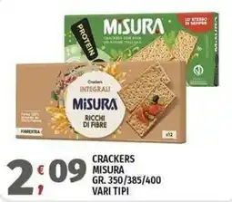 Vivo Supermercati Crackers integrali Misura offerta