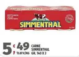 Vivo Supermercati Carne Simmenthal offerta