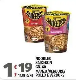 Vivo Supermercati Noodles Saikebon offerta