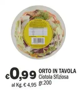 Primo Prezzo Orto in tavola Ciotola Sfiziosa offerta