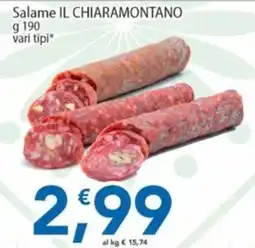 Sidis Salame IL CHIARAMONTANO offerta