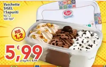 Vaschette SIGEL I Sapuriti