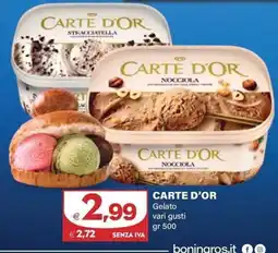Boningros Cash and Carry Carte d'Or Gelato offerta