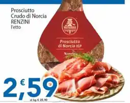Sidis Prosciutto Crudo di Norcia Renzini offerta