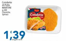 Sidis Cotolette di Pollo MARTINI offerta