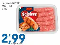 Sidis Salsicce di Pollo MARTINI offerta