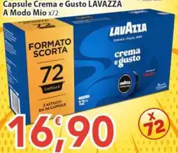 Sidis Capsule Crema e Gusto Lavazza A Modo Mio offerta