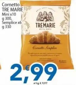 Sidis Cornetto Semplice Tre Marie offerta