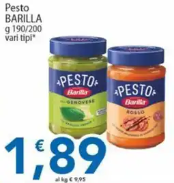 Sidis Pesto Barilla offerta