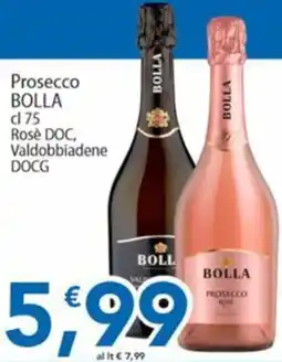 Sidis Prosecco BOLLA Rosè DOC offerta