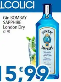 Sidis Gin Bombay Sapphire offerta