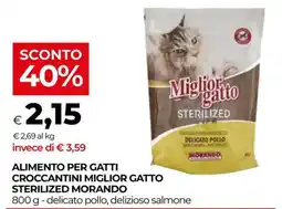 In Coop Croccantini Miglior Gatto Sterilized Morando offerta